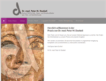 Tablet Screenshot of praxis-doebeli.ch